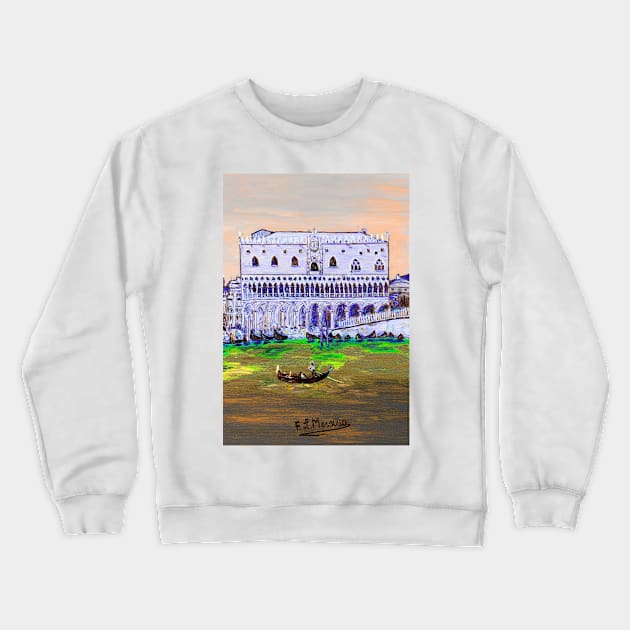 The Doge's Palace Crewneck Sweatshirt by nicastro